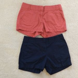 2 pair J Crew shorts size 2